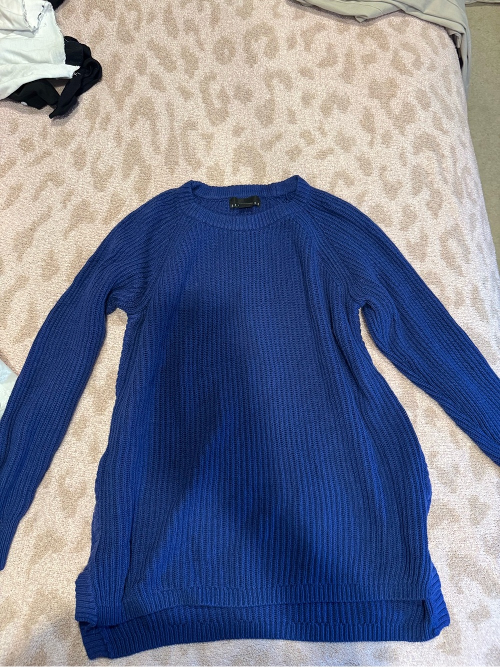 Ribbed Sweater - Royal Blue